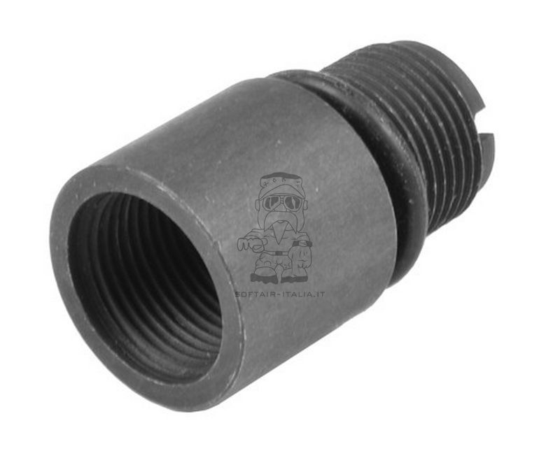 14mm CW a 14mm CCW Adattatore Silenzitore - Tracer by BattleAxe Airsoft