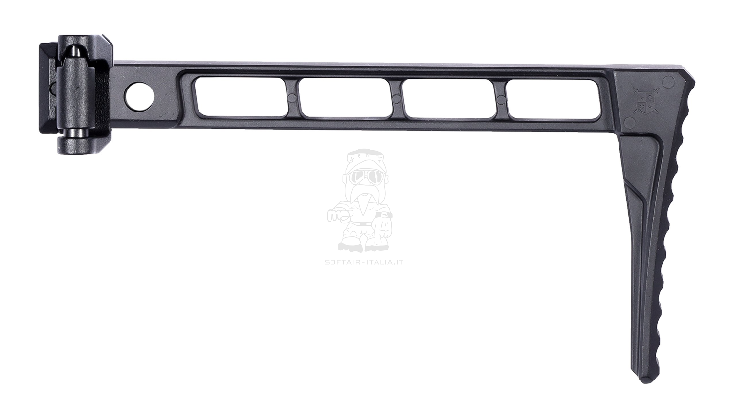 1913 MIL - STD Weaver - Picatinny RIS Couple of Minimalist Metal Stribog Folding Stocks by Delta Armory