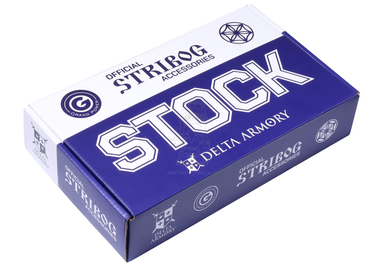 1913 MIL - STD Weaver - Picatinny RIS Couple of Minimalist Metal Stribog Folding Stocks by Delta Armory