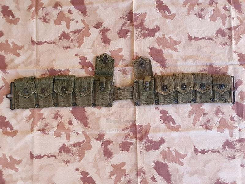 1944 US Cinturone ORIGINALE Porta Caricatori M1 Garand NO Riproduzione