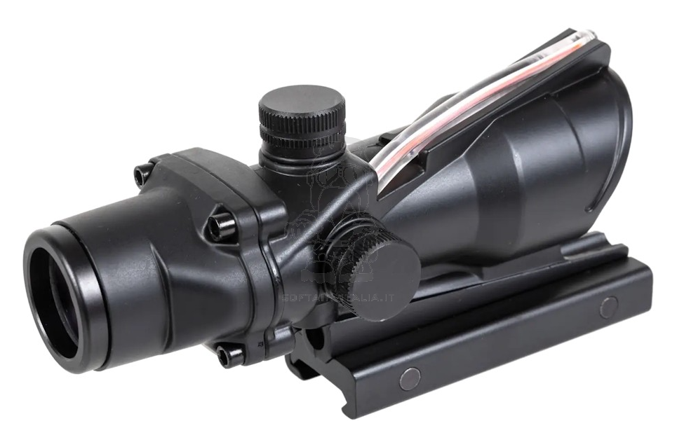 4x32 Optic Red Fiber ACOG Fake Airsoft Replica CORE™ Rifle Scope Ottica 4x32 by Specna Arms