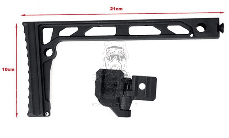 5KU MCX - MPX - Stribog & Similars SS-8 Folding 1913 RIS Stock by 5KU
