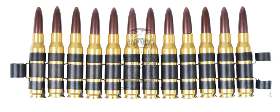 7.62 Bullets Chain Dummy Cartuccera Decorativa da 12pcs by BattleAxe