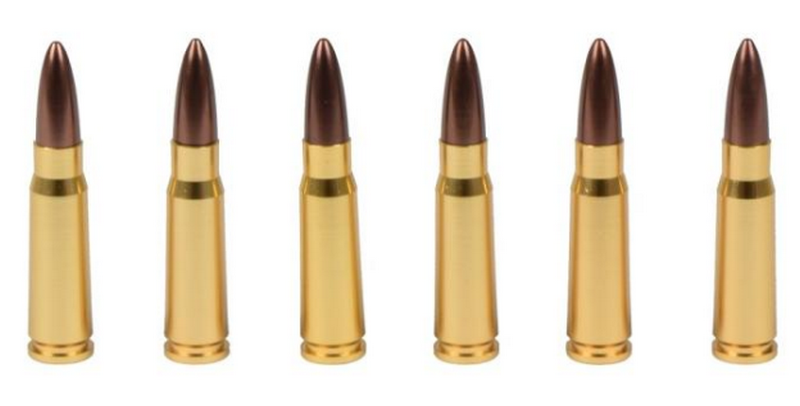 7.62 Kit 6 Dummy Cartridges Cartucce Decorative by BatlleAxe