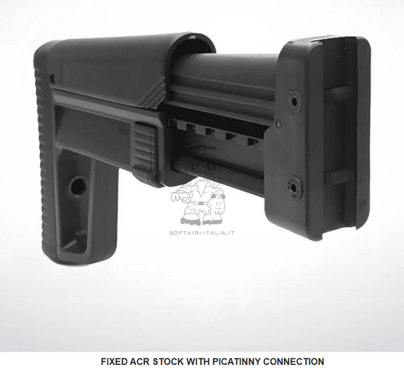 ACR MSDA Picatinny M1913 Connection Fixed Stock Calcio Estensibile by DLG Tactical