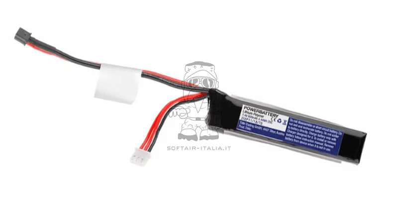 AEP Electric Pistol Li-Po 7.4v 560mAh 20C Battery Mini Type T-Deans Plug by Pirate Arms