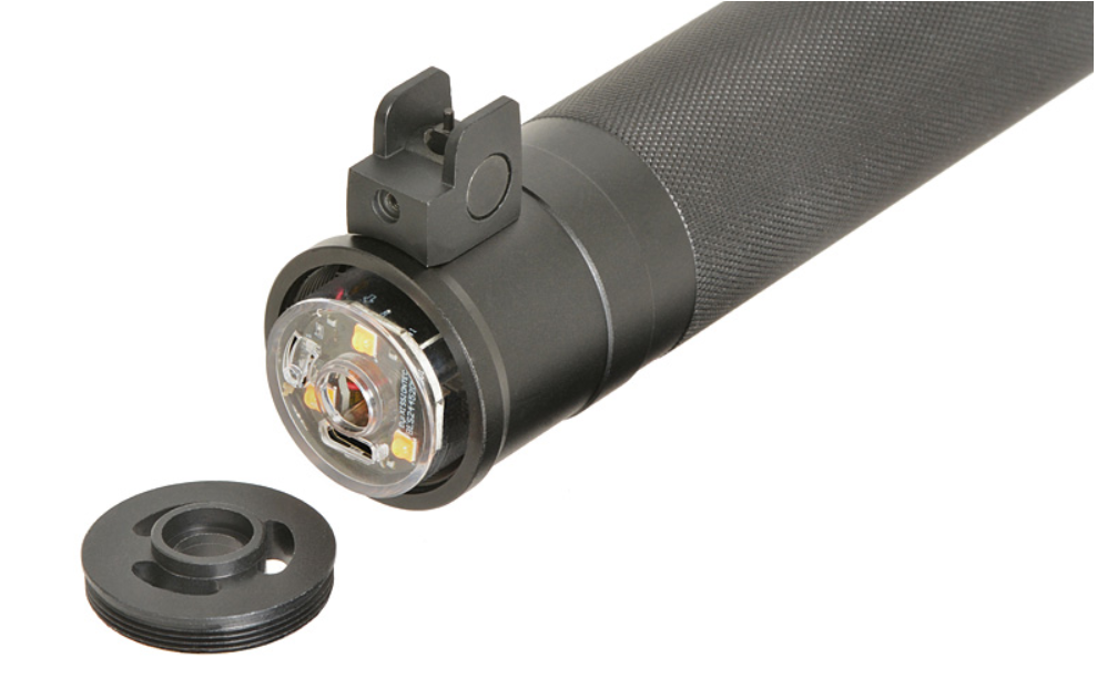 AS VAL "Shaft" Built In Tracer Unit Muzzle Flash Effect AEG Folding Stock by S&T