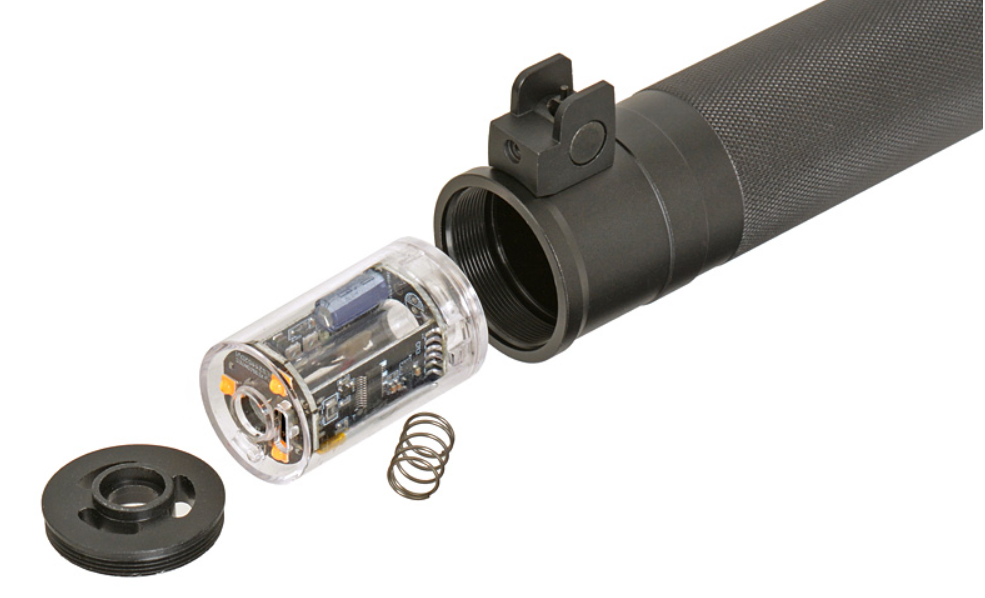 AS VAL "Shaft" Built In Tracer Unit Muzzle Flash Effect AEG Folding Stock by S&T