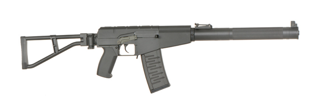 AS VAL "Shaft" Built In Tracer Unit Muzzle Flash Effect AEG Folding Stock by S&T