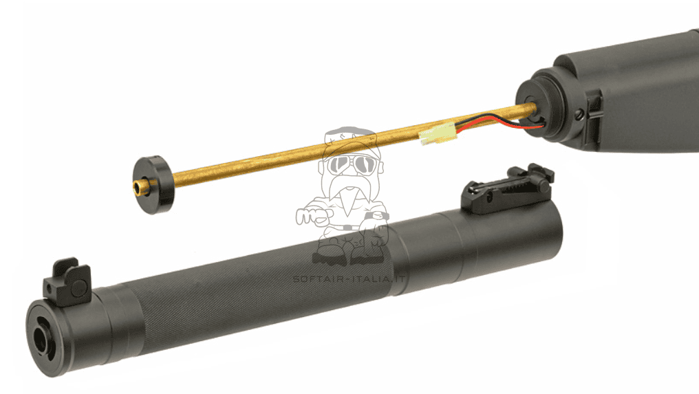 AS VAL "Shaft" Built In Tracer Unit Muzzle Flash Effect AEG Folding Stock by S&T