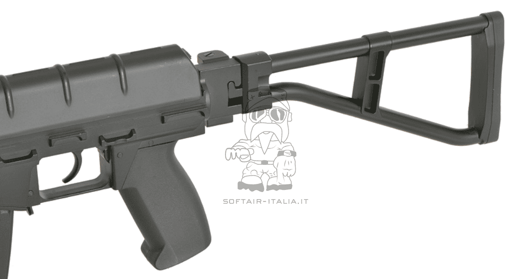 AS VAL "Shaft" Built In Tracer Unit Muzzle Flash Effect AEG Folding Stock by S&T