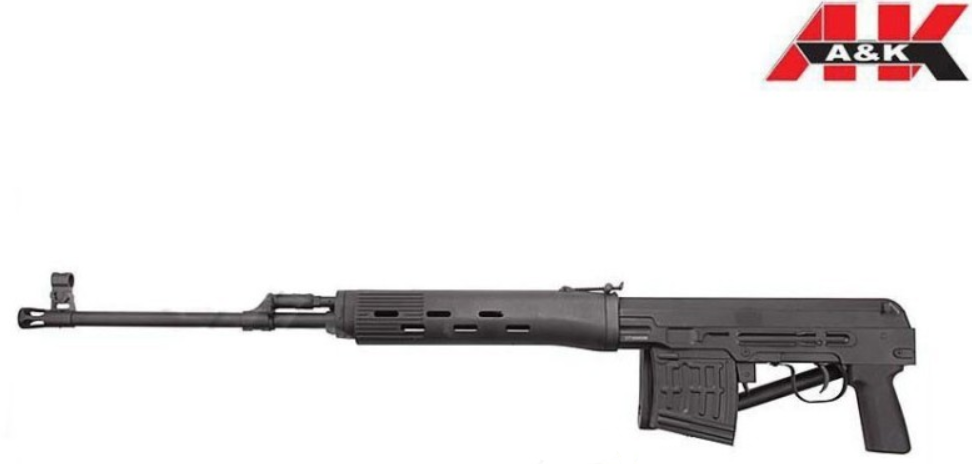 A&K SVD-S-SP Dragunov Spring Power Sniper Folding Stock by A&K
