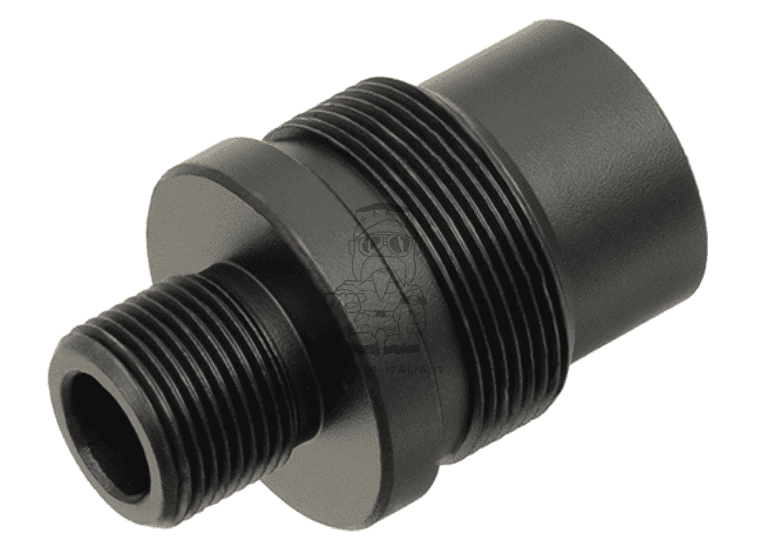 Adattatore Silenziatore - Tracer Sniper da 23.8mm CW a 14mm CCW by AGM