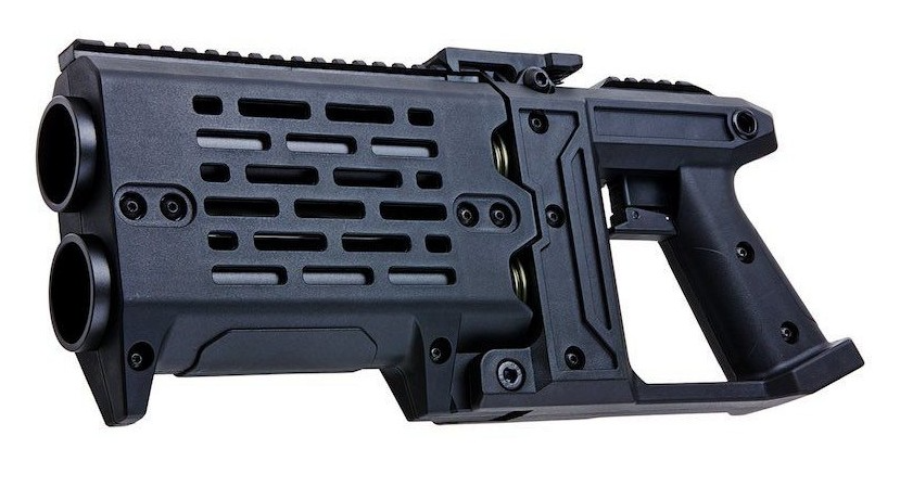 Alpha Parts Double Barrel 40mm AS-40 Tactical Grenade Launcher by Alpha Parts