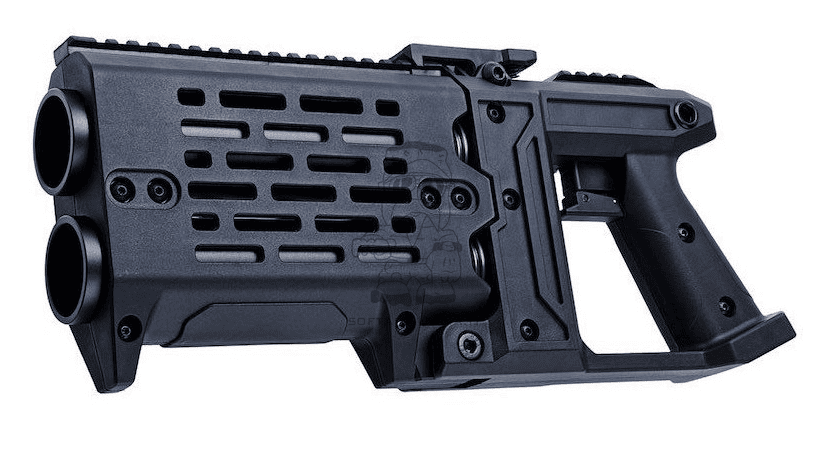 Alpha Parts Double Barrel 40mm AS-40 Tactical Grenade Launcher by Alpha Parts