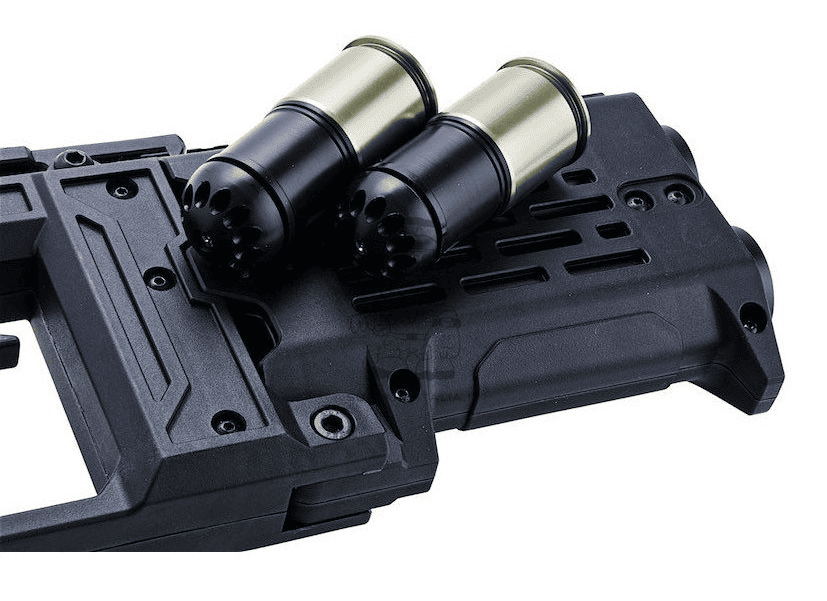 Alpha Parts Double Barrel 40mm AS-40 Tactical Grenade Launcher by Alpha Parts