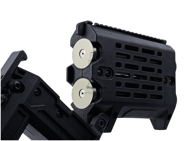 Alpha Parts Double Barrel 40mm AS-40 Tactical Grenade Launcher by Alpha Parts