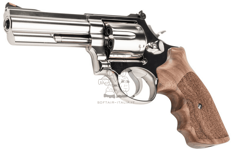 Ares S&W 357 Magnum Co2 Revolver 686 4inch Silver - Chrome Version by Ares