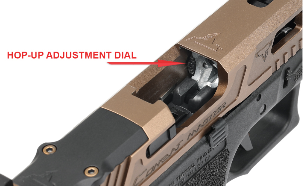 Ballerina RMR Coyote Bronze TTI Fully Licensed GGB Airsoft Pistol by Army Armament