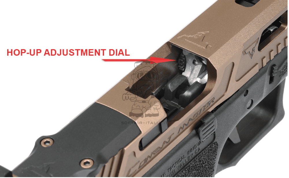 Ballerina RMR Coyote Bronze TTI Fully Licensed GGB Airsoft Pistol by Army Armament