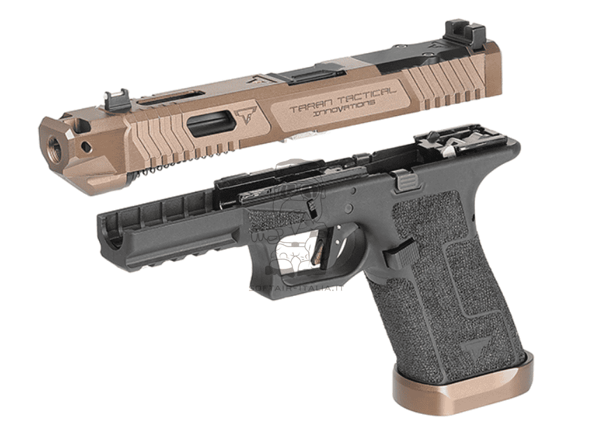 Ballerina RMR Coyote Bronze TTI Fully Licensed GGB Airsoft Pistol by Army Armament