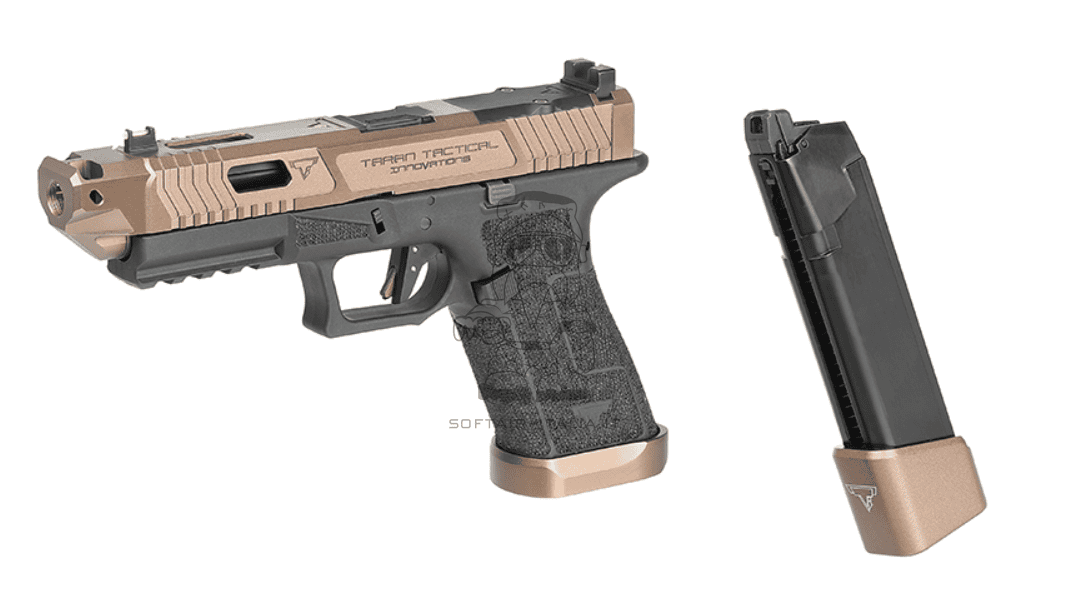 Ballerina RMR Coyote Bronze TTI Fully Licensed GGB Airsoft Pistol by Army Armament