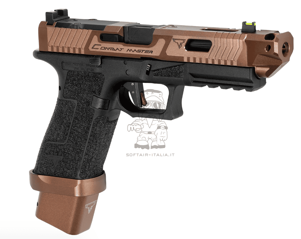 Ballerina RMR Coyote Bronze TTI Fully Licensed GGB Airsoft Pistol by Army Armament