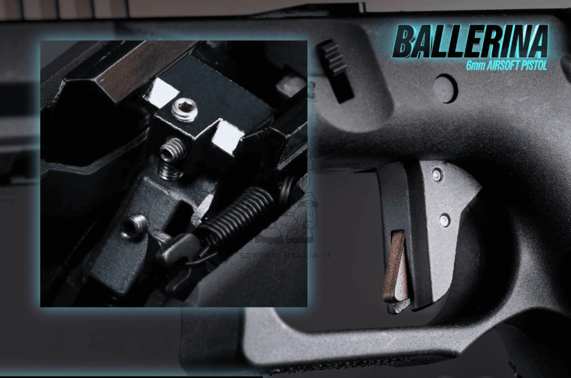 Ballerina RMR Coyote Bronze TTI Fully Licensed GGB Airsoft Pistol by Army Armament