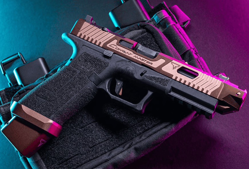 Ballerina RMR Coyote Bronze TTI Fully Licensed GGB Airsoft Pistol by Army Armament