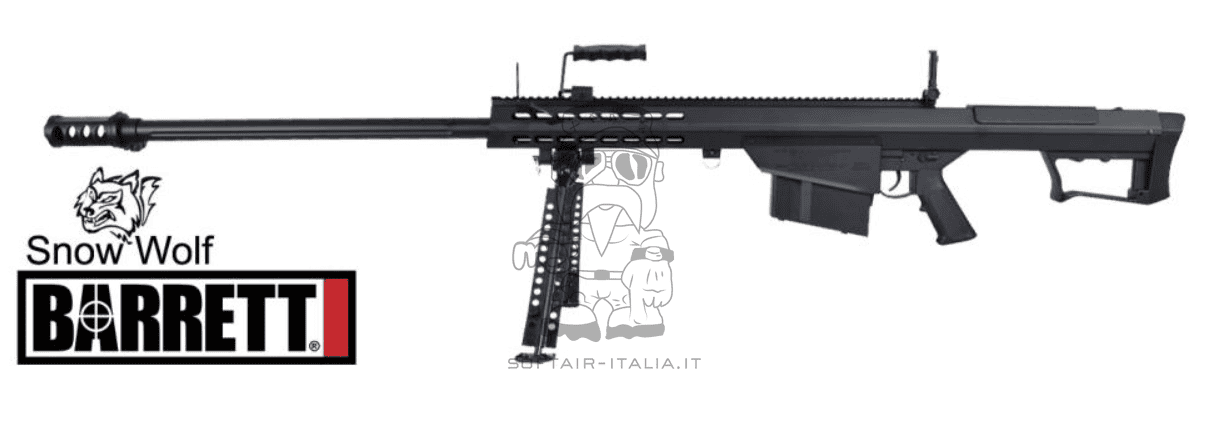 Barrett Licensed M107A1 Sniper Spring Bolt Action Rifle a Molla by 6mmProshop - Snow Wolf