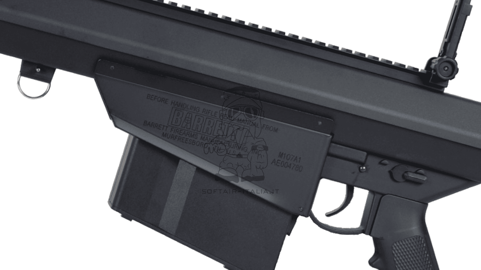 Barrett Licensed M107A1 Sniper Spring Bolt Action Rifle a Molla by 6mmProshop - Snow Wolf