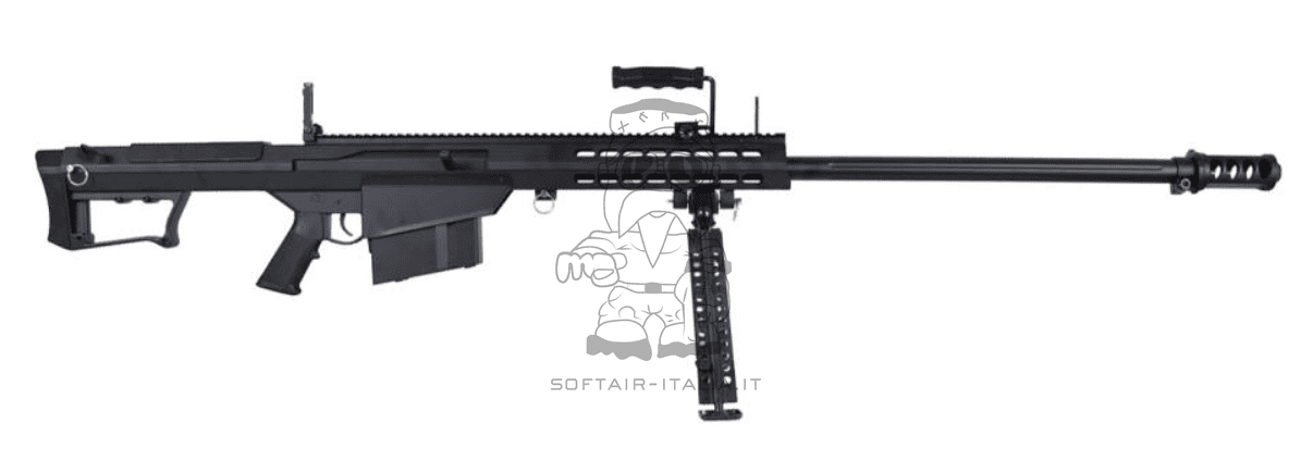 Barrett Licensed M107A1 Sniper Spring Bolt Action Rifle a Molla by 6mmProshop - Snow Wolf