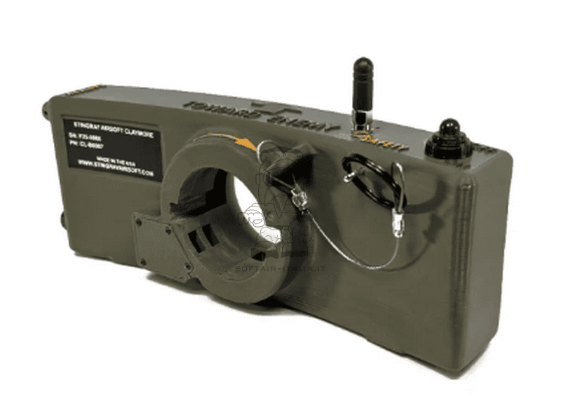 Claymore M18A1 wit h Remote Trigger Airsoft Mine by Stingray