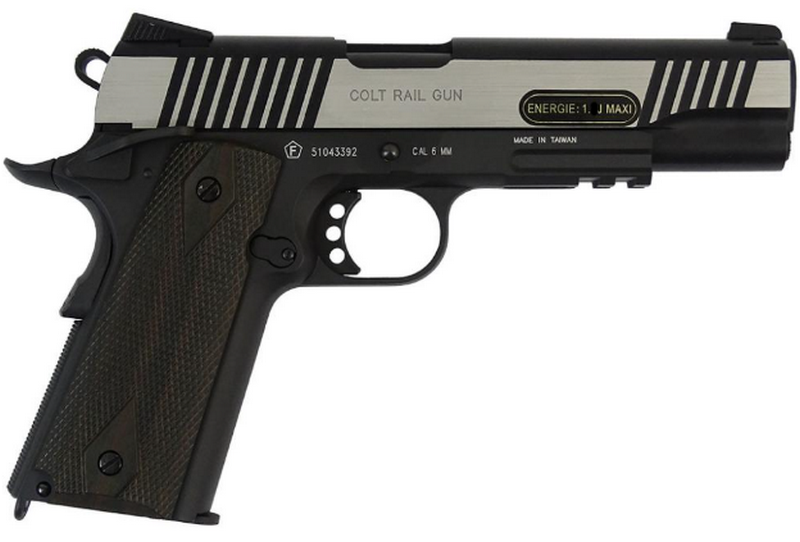 Colt 1911 Governent .45 Dual Tone Co2 GBB Gas BlowBack Airsoft Pistol by Cybergun