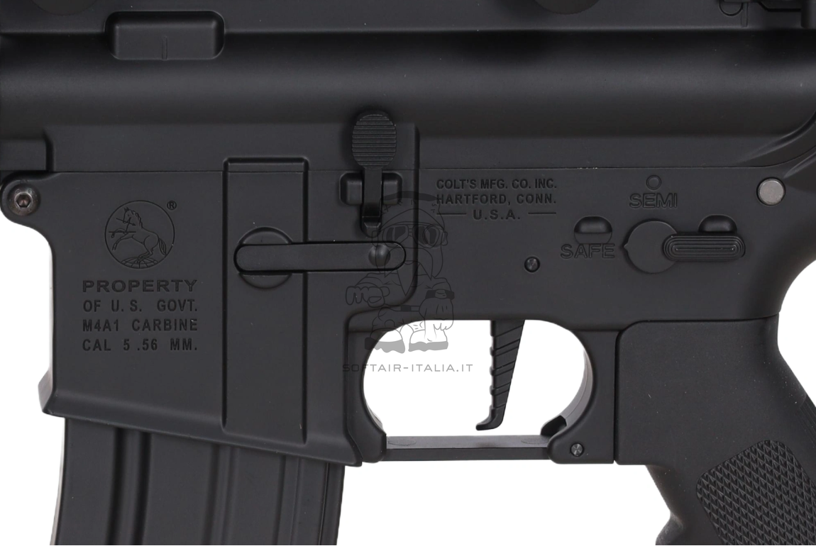 Colt M4A1 RIS - Crane Stock SA-E03 EDGE Gen.2 14.5inch Hal2 ETU AEG by Cybergun Specna Arms