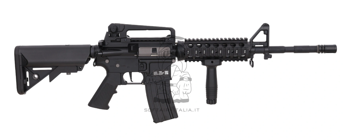 Colt M4A1 RIS - Crane Stock SA-E03 EDGE Gen.2 14.5inch Hal2 ETU AEG by Cybergun Specna Arms