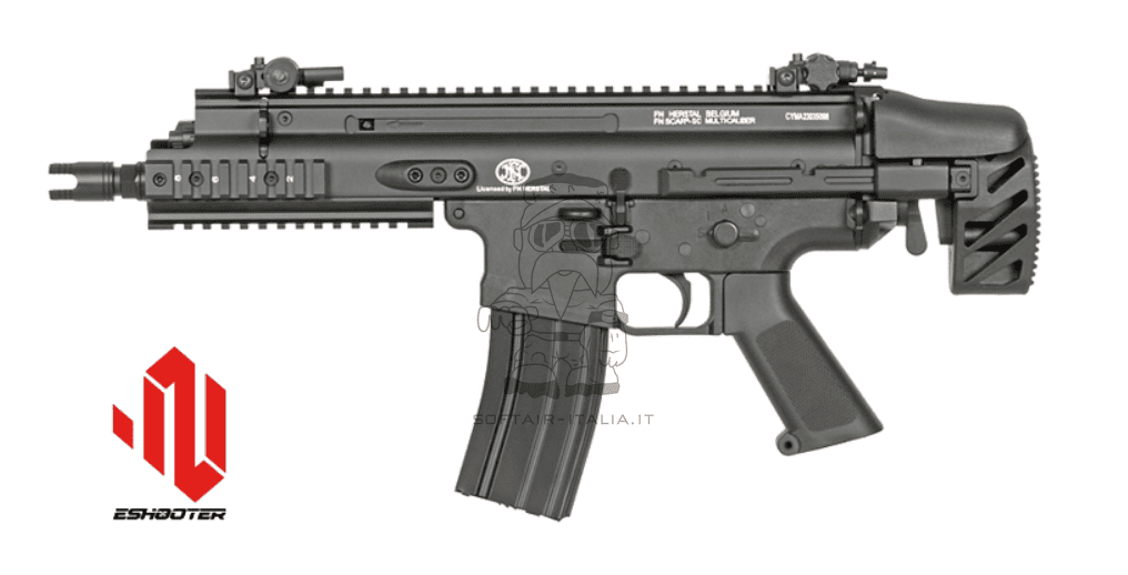 Cybergun Cyma Platinum SCAR-SC FN Herstal Licensed 25RPS - High Speed Eshooter ETU Mosfet Gen2 Upgraded 1 Joule Version by Cybergun Cyma Platinum