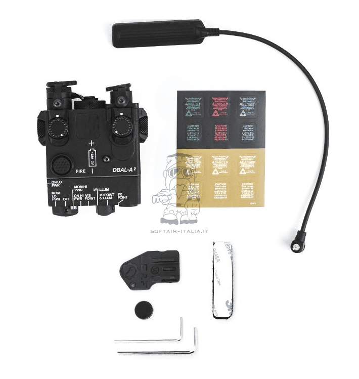 DBAL-A2 Lamp Illuminator Class 2 Green Laser Module + IR by WADSN