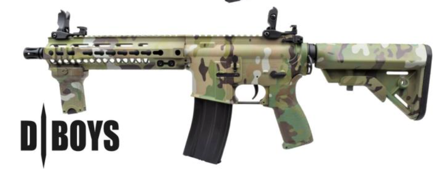DBoys M4 9" KeyMod Full Metal MC Multicam Camo Li-Po Ready by DBoys
