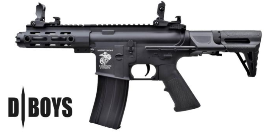 DBoys PDW M4 Full Metal 5" 1-4 Aluminum RIS Li-Po Ready by DBoys