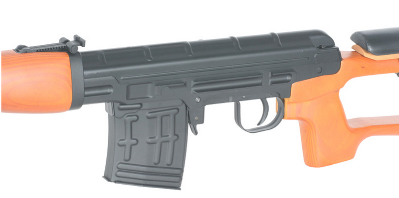 DRAGUNOV SVD Full Wood & Metal Spring Bolt Action Sniper Rifle by AGM