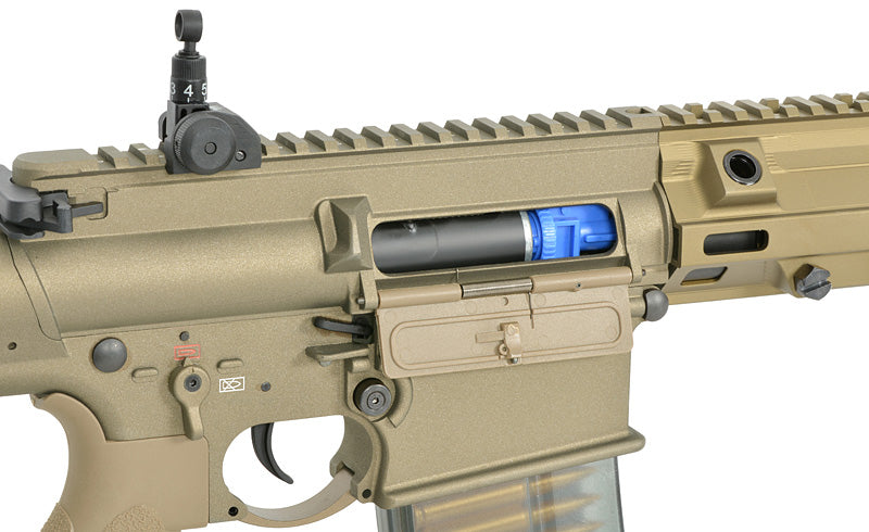 E&C M110A1 DMR Type EC203 Desert Semi Automatic Advanced Edition Upgraded Gearbox, Programmable ETU Sniper Rifle by E&C