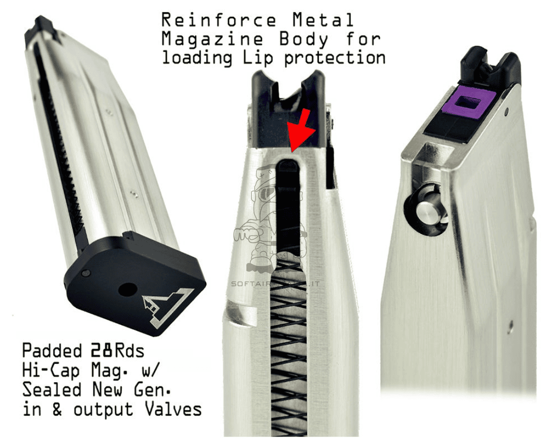 EMG Licensed Staccato 2011 TTI Taran Tactical Innovations GBB Gas Blow Back Pistol by Army Armament