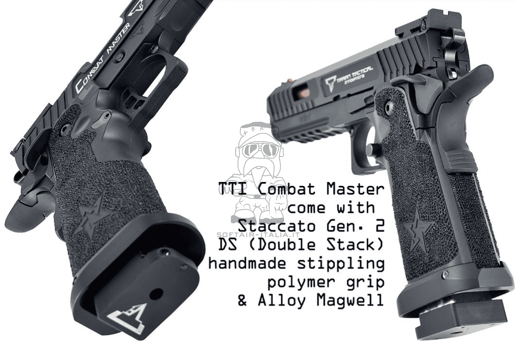 EMG Licensed Staccato 2011 TTI Taran Tactical Innovations GBB Gas Blow Back Pistol by Army Armament