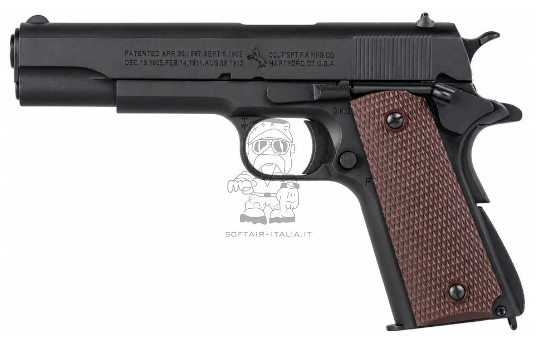 E&C 1911 Colt Licensed EC-3101 Full Metal GBB Airsoft Pistol by E&C