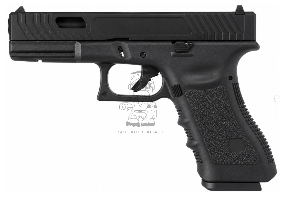 E&C Metal Slide G17 Type GBB EC-1104 Airsoft Pistol by E&C