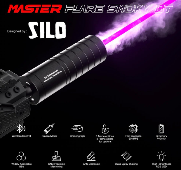 Eshooter Flare Smoky Tracer Master BT Silo Project by Eshooter