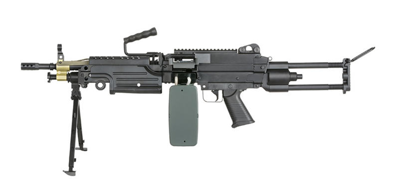 N M249 Minimi Paratrooper AEG Cybergun - A&K