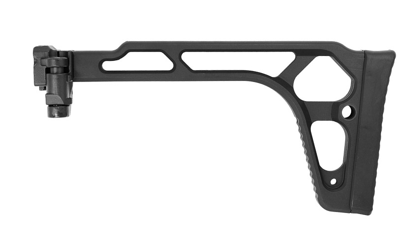 Folding Stock 1913 Weaver - Picatinny Polymer Folding Calcio Pieghevole Slitta 1913 by BATTLEAXE