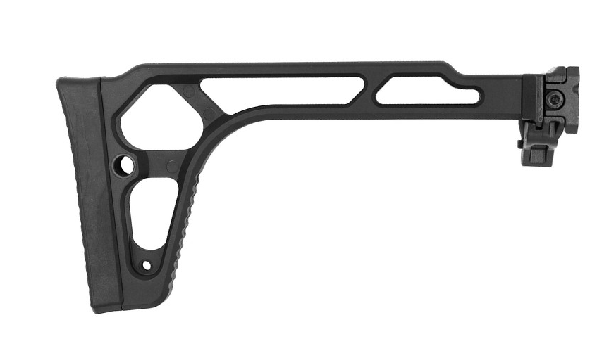 Folding Stock 1913 Weaver - Picatinny Polymer Folding Calcio Pieghevole Slitta 1913 by BATTLEAXE